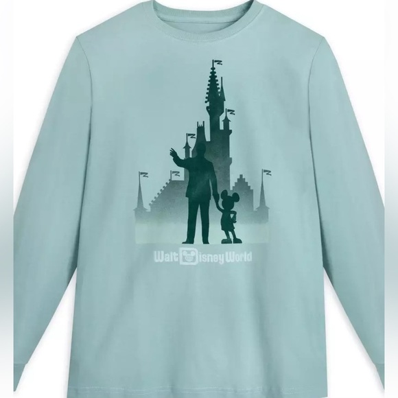 Walt Disney and Mickey Mouse ''Partners'' Long Sleeve T-Shirt for Adults –Medium - Picture 1 of 9
